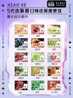 【買五盒送主機】梟客XIAOKE 五代煙彈 15種口味可選 兼容四代五代主機 三顆裝