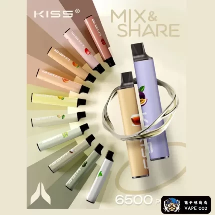 【12種口味】凱斯KISS/KIS5 6500口 拋棄式電子煙