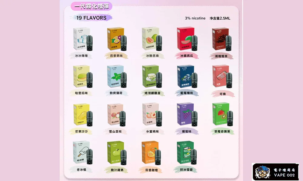 一代霧化煙彈