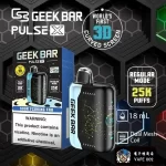 【8種口味】美國Geek Bar Pulse一次性 25000口超長續航 18ML大容量 雙模式 3D曲面螢幕