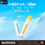 【16種口味】MEHA VBar小白條8500 Puffs拋棄式電子煙|650mAh大容量|100% 還原口感 台灣現貨