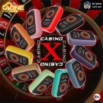 【11種口味】AONE VAPE – CasinoX 賭場一次性電子煙|13W/18W雙模式-16000口／8000口|RGB互動轉盤