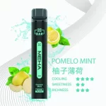 【柚子薄荷】MEHA XBAR小黑條7000口拋棄式電子煙_魅嗨一次性電子菸