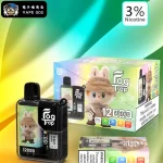 【20種口味】Fog Trap 拉布布/蠟筆小新系列 12000口一次性電子煙|超長續航 LCD智慧顯示 台灣正品現貨