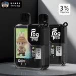 【20種口味】Fog Trap 拉布布/蠟筆小新系列 12000口一次性電子煙|超長續航 LCD智慧顯示 台灣正品現貨