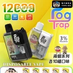 【20種口味】Fog Trap 拉布布/蠟筆小新系列 12000口一次性電子煙|超長續航 LCD智慧顯示 台灣正品現貨