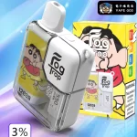 【20種口味】Fog Trap 拉布布/蠟筆小新系列 12000口一次性電子煙|超長續航 LCD智慧顯示 台灣正品現貨