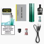 【VOOPOO Doric 60 Pro 多立克Pro主機套裝_PNP-X霧化芯】2500mAh、60W、5ml空煙彈_注油式電子菸