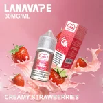 【奶油草莓】LANA煙油 30ml_30mg尼古丁鹽 高還原順滑口感