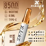 【芒果】XIAOKE梟客拋棄式電子煙8500口-口紅款